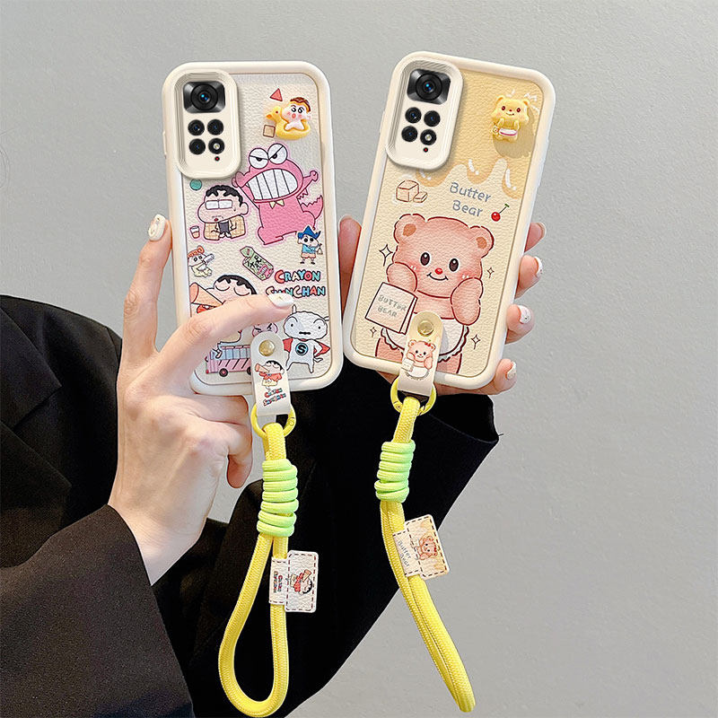 适用红米Note11S 4G海外版手机壳Redmi Note11 4G国际版硅胶软防摔保护套个性创意立体卡通可爱男女新款