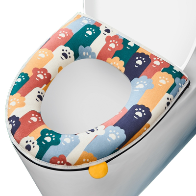 四季通用防水可爱拉链款马桶坐垫