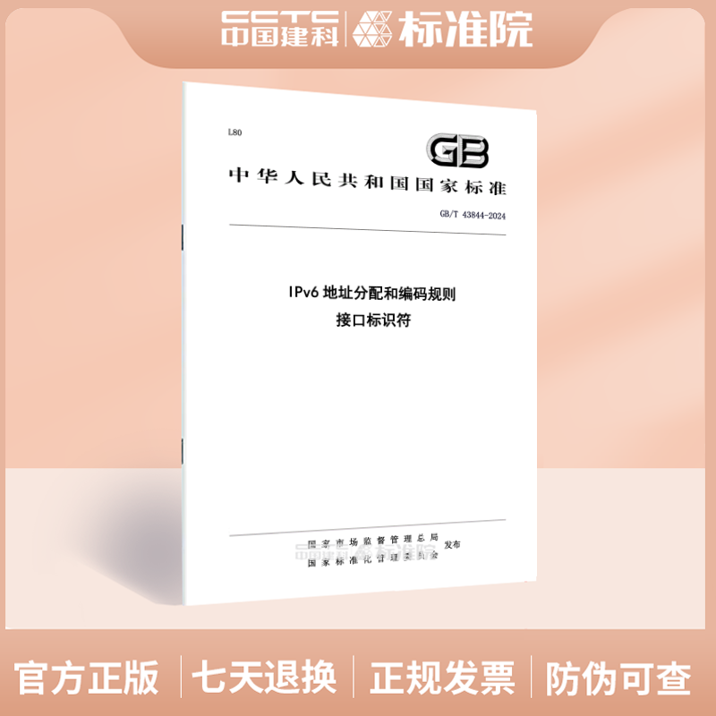 GB/T 43844-2024IPv6地址分配和编码规则 接口标识符
