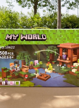 中国积木我的世界女巫小屋21133儿童益智拼装玩具男孩子礼物10622