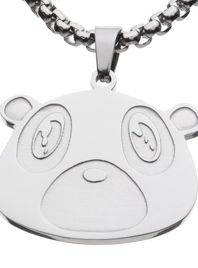 欧美情侣吊坠项链钛钢