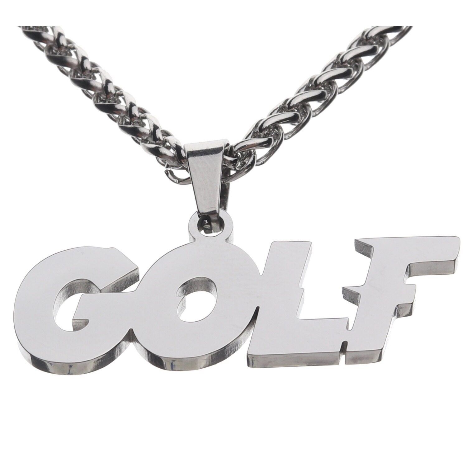 欧美男女嘻哈个性情侣吊坠项链