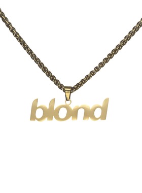 金色情侣吊坠项链吊坠