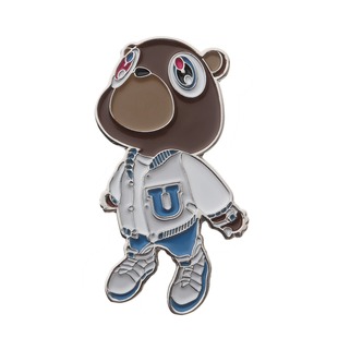 Bear Graduation Dropout Pin 辍学熊胸章徽章 Kanye Badge West