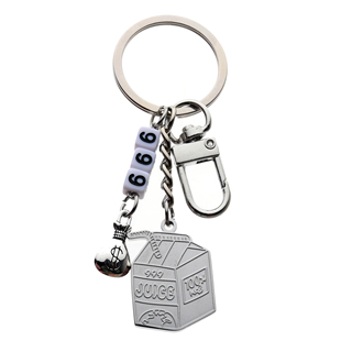 milk 鑰匙扣 999 Juice beverage Keychain wrld box