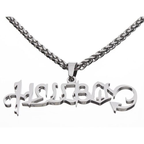 hellboy潮牌男女情侣吊坠项链