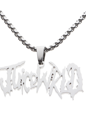Juice WRLD classic logo necklace欧美男女嘻哈个性吊坠项链