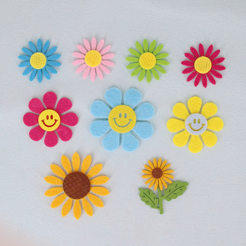 花朵系列毛毡布diy饰品配件无纺布服装鞋包包装饰墙贴创意随心贴,居家布艺,珠子/钻饰/花朵等配饰,淘宝优惠券,粉丝福利购,淘宝优惠卷