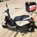 摩托车电瓶适用于雅马哈巧格100巧格i125福禧AS125福颖125锂电池