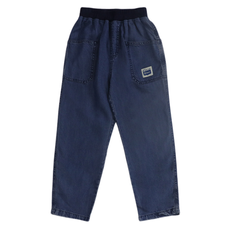 海威迩童装男女梭织牛仔长裤