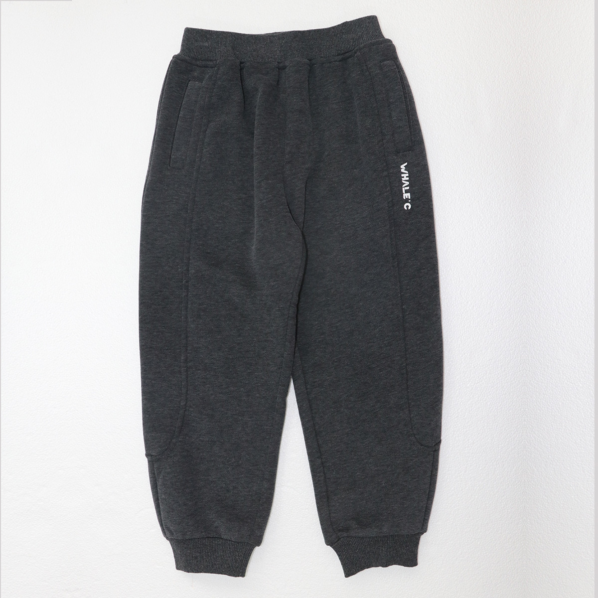 海威迩男女针织复合中大童长裤