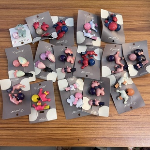 清仓韩版儿童发夹发绳套装 不退换 少量