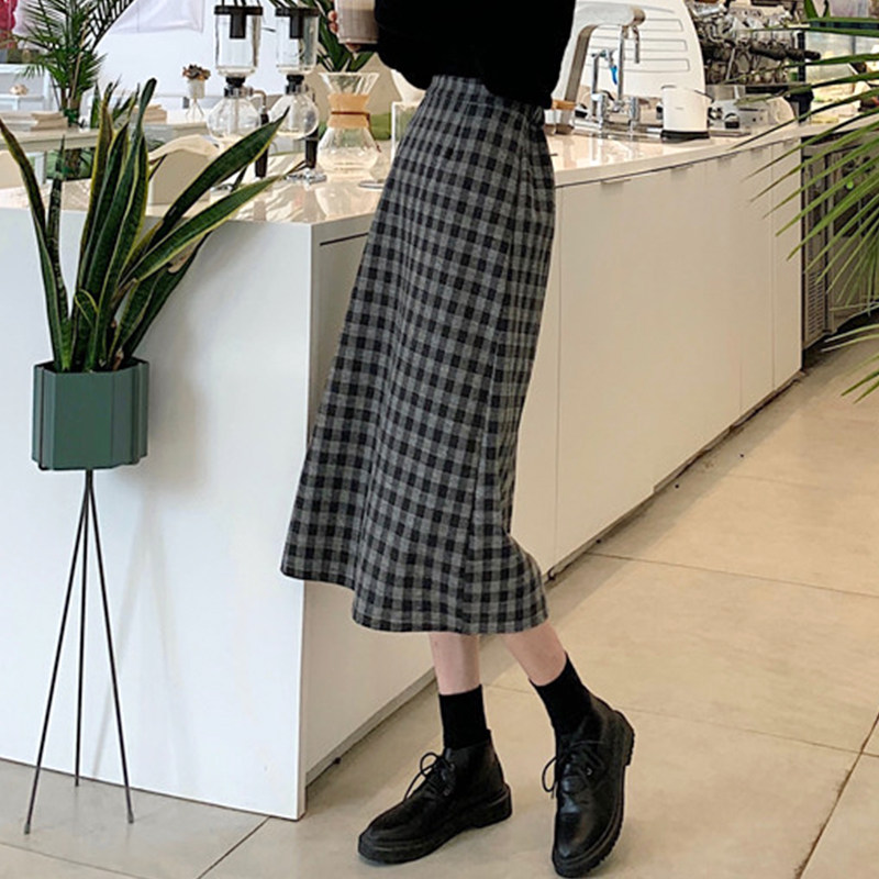 冬季裙子女半身搭配大衣格仔裙女半身h裙半身格格裙女半身秋冬在类目 女装/女士精品, 半身裙中 - 来自Buy2taobao.com提供专业的淘宝代购服务