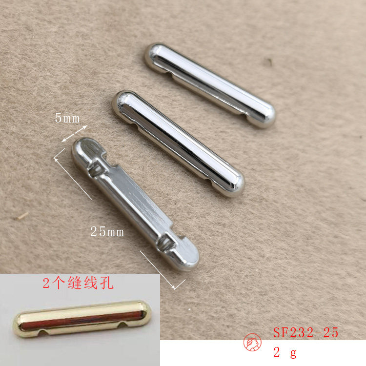 锌合金一字形缝线扣衬衫扣领带饰品扣金属制品扣配件