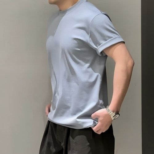 LoroPiana新款男士圆领短袖T恤