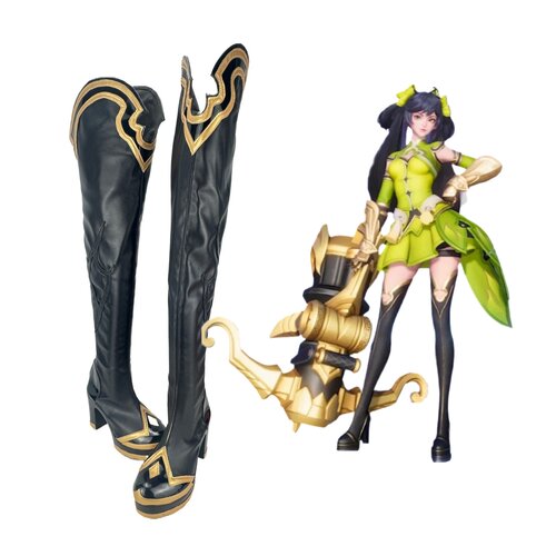 王者荣耀千金重弩孙尚香cos鞋子定制动漫cosplay靴子支持来图定做