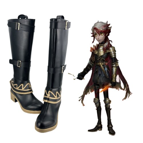 第五人格作曲家-猎龙者cos鞋 游戏动漫 Cosplay靴子 支持来图定制