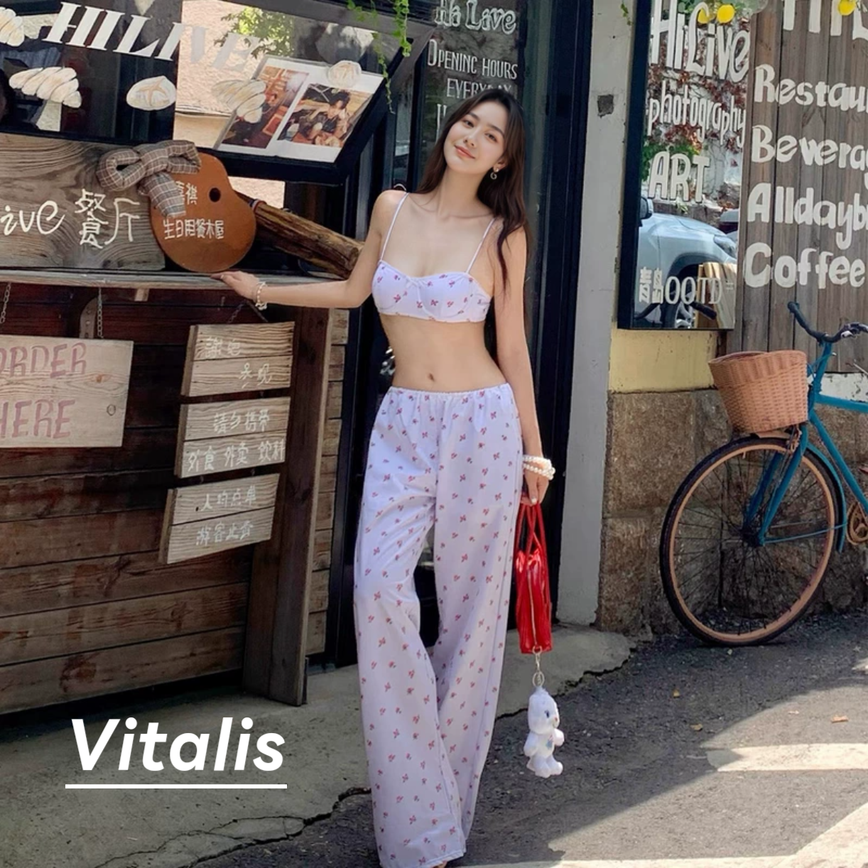Vitalis新款法式复古泳衣