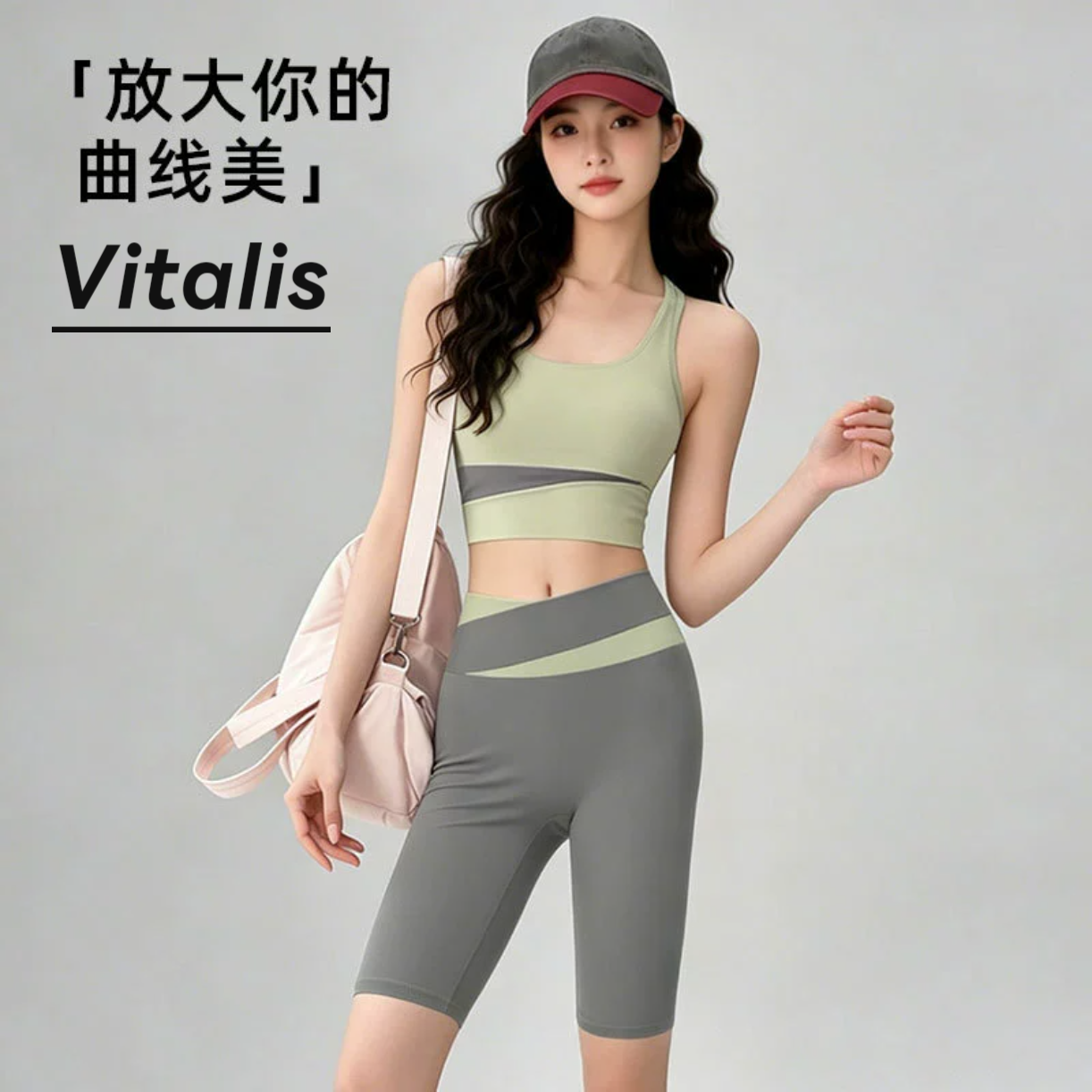 Vitalis防震文胸提臀瑜伽套装