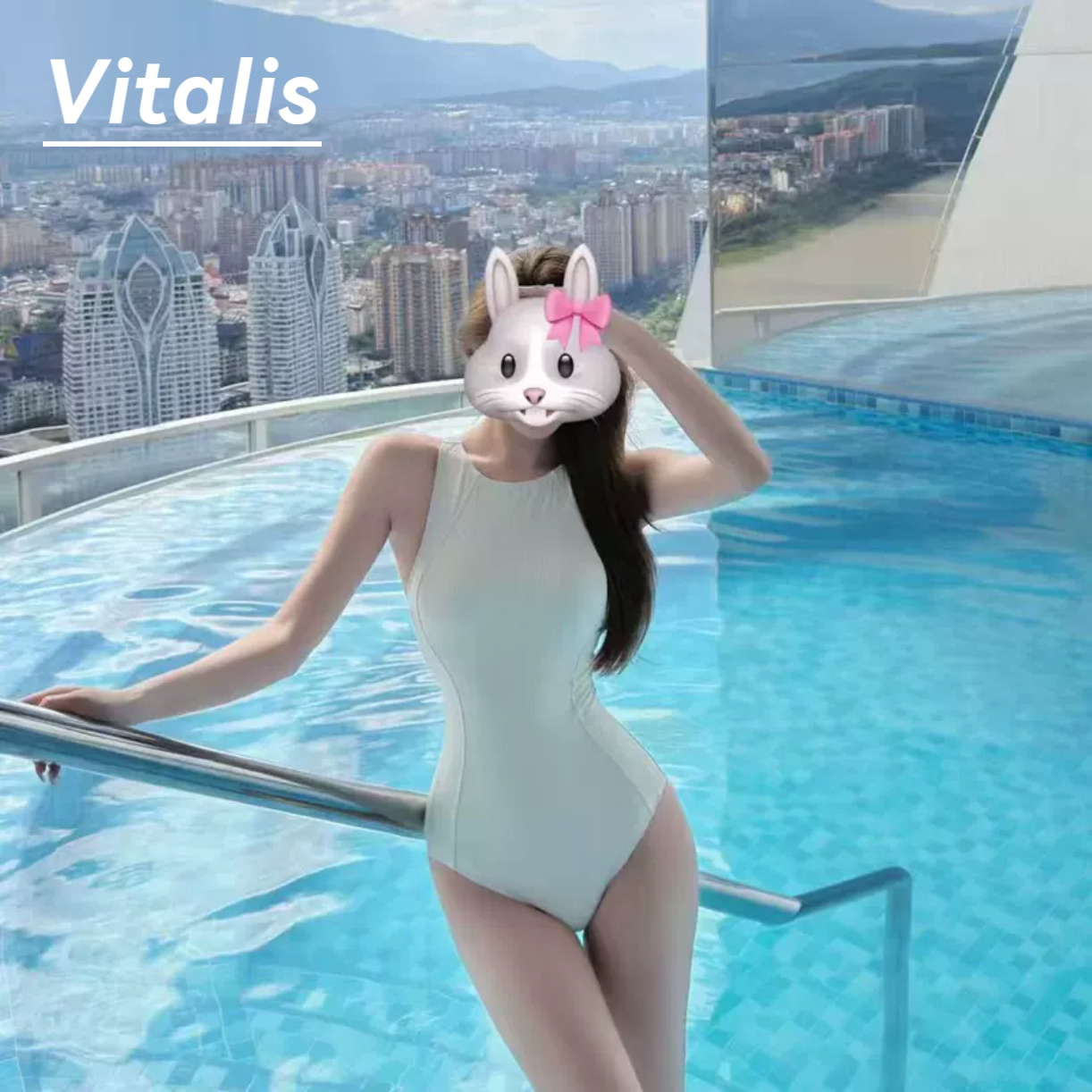 Vitalis女高级感竞速连体泳衣