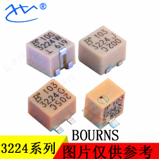 201E 电位器200R 3224J BOURNS伯恩斯精密可调电阻3224W
