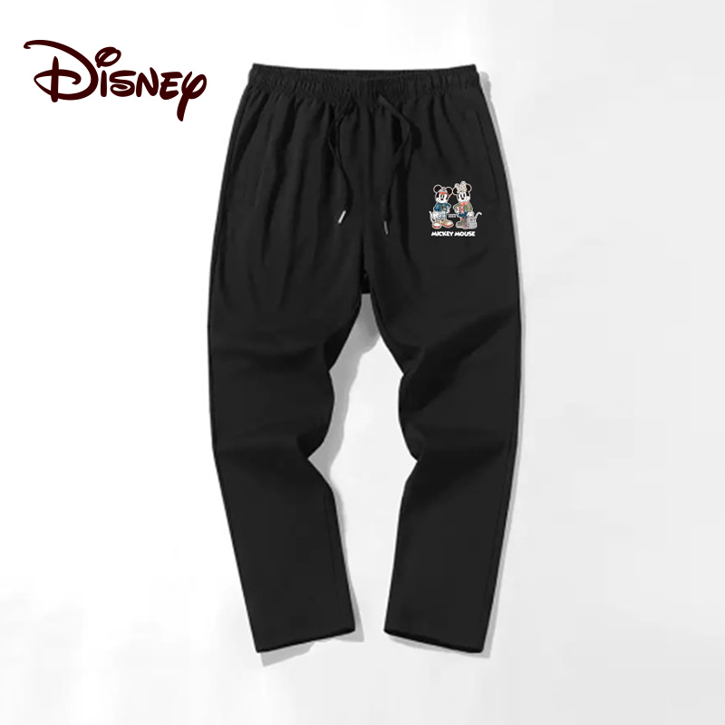 Disney迪士尼春秋款裤子儿童休闲运动裤男童女童长裤冲锋裤工装裤