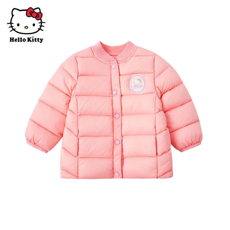 Hello Kitty童装冬女轻薄羽绒内胆白鸭绒羽绒服羽绒外套