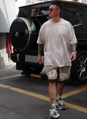 LAPIVIMA DYED WASHED PEARL SAIL SHORTS染色水洗珠帆短裤沙滩裤