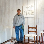 HALF ZIP MOCK LAPIVIMA SWEATSHIRT 半拉链重磅高领卫衣简约秋冬