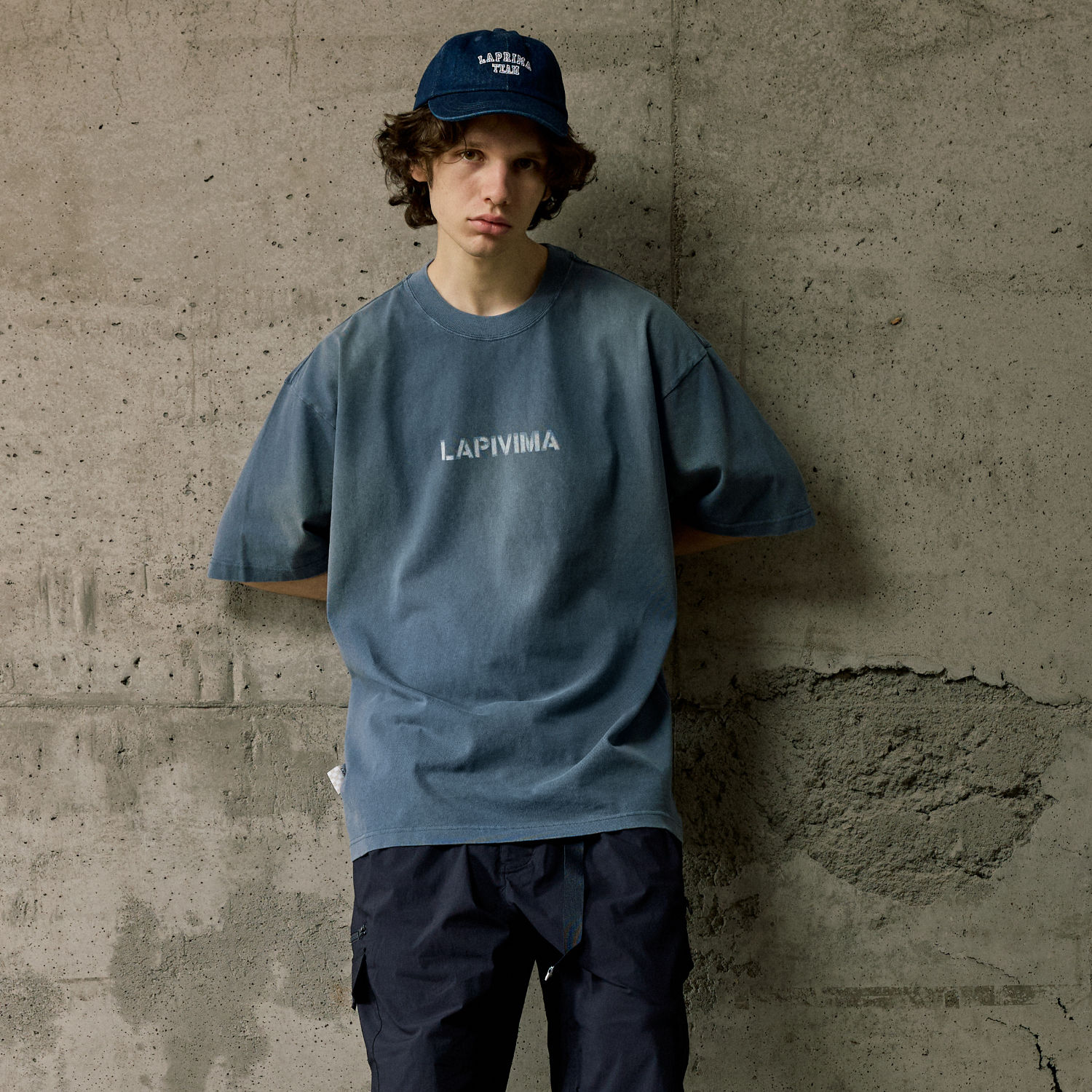 LAPRIMA手工刷漆水洗印花T恤