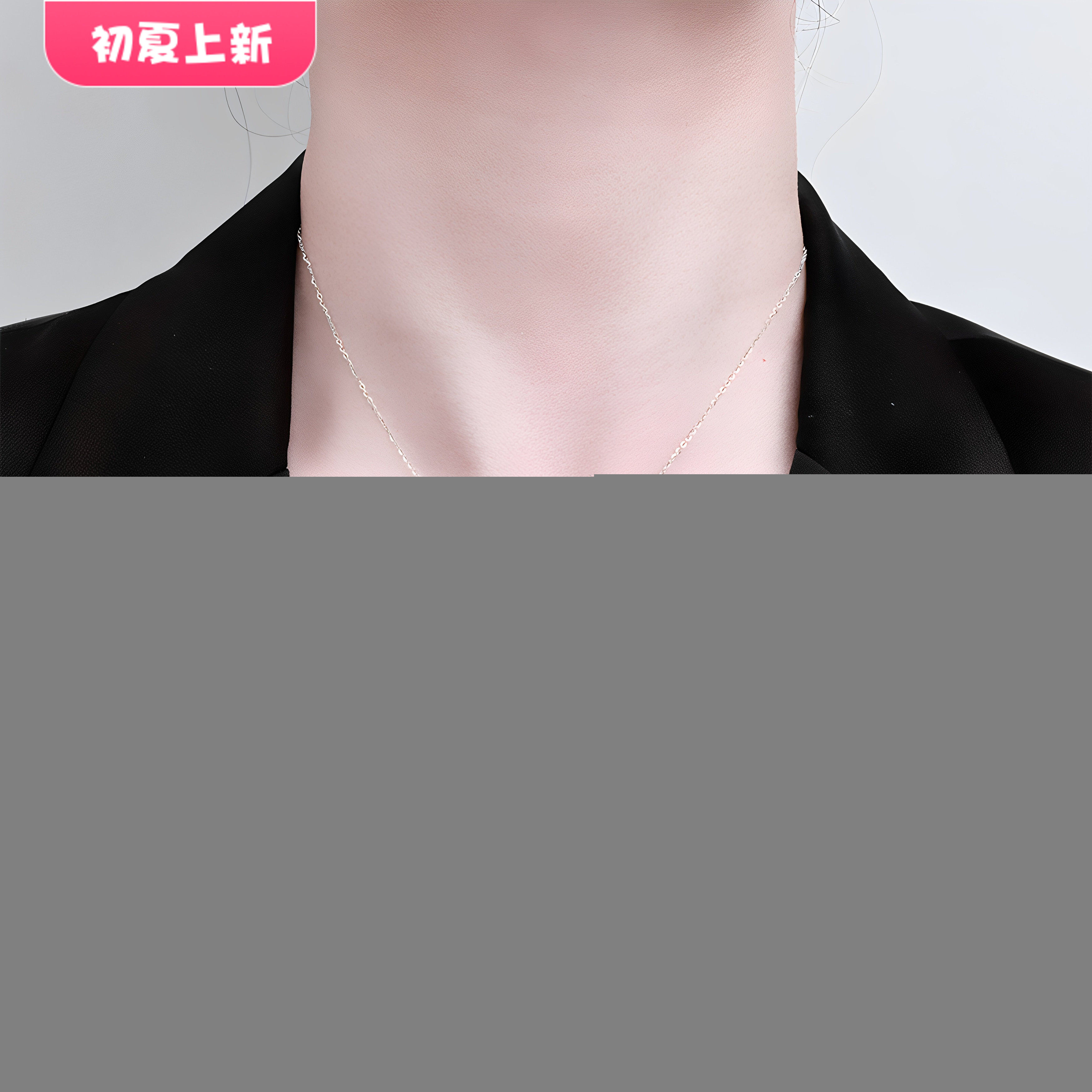 土星系列正挂满钻大土星项链 个性气质ins网红爆款纯银锁骨链礼物