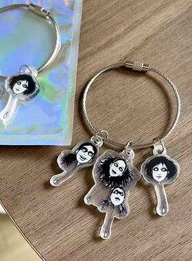 日本漫画动漫伊藤润二人头气球亚克力挂件 钥匙扣包包挂饰富江