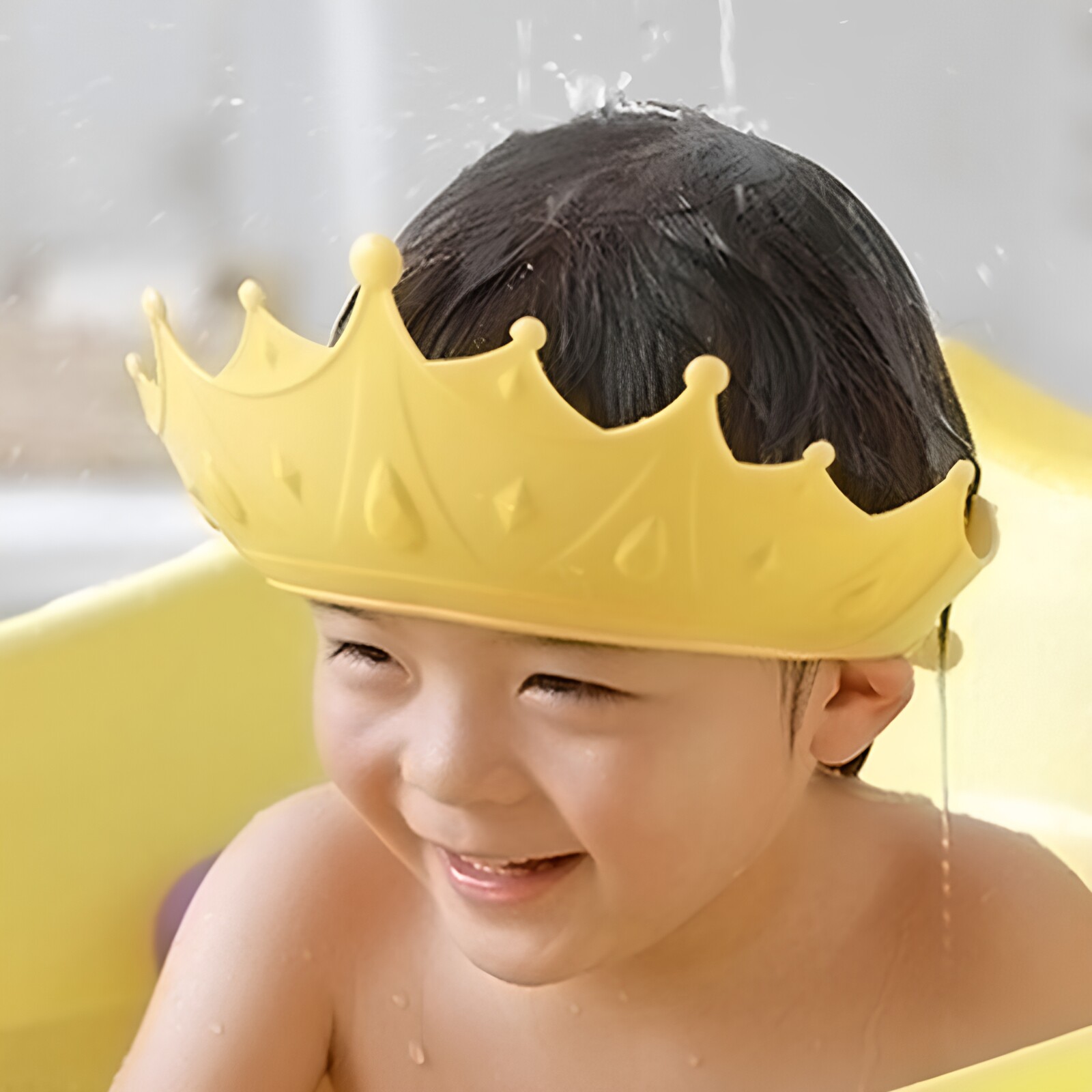 宝宝洗头神器防水护耳护眼婴儿挡水帽儿童小孩洗澡浴帽洗头发帽子