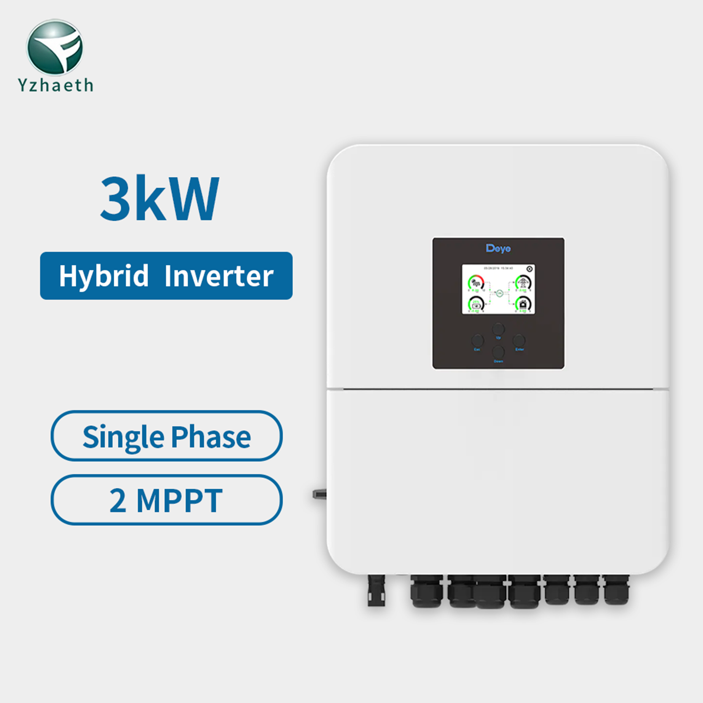 德业SG04LP1-SM1/SM2单相3千瓦3.6千瓦5千瓦6千瓦混网低压逆变器