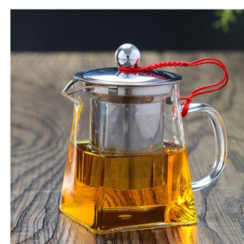 玻璃茶壶加厚泡茶壶不锈钢过滤造茶壶