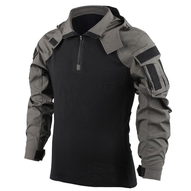 Men Bomber Jacket Tactical Coat T-shirt Hoodie Camouflage 22