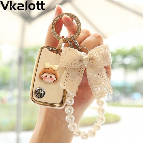 大众polo钥匙套速腾宝来迈腾途观L扣高尔夫7车凌渡CC女朗逸途探岳