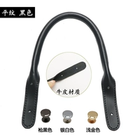 Кожаная черная портативная сумка с петлей на руку