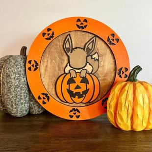 Signs 跨境新品 Stacking Pack 万圣节入门标志木质工艺品 Starter