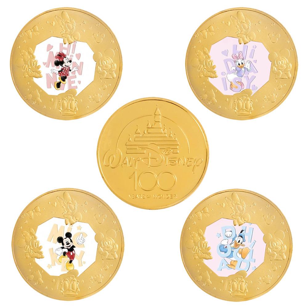 米奇 米老鼠 唐老鸭 币 章 欧美动漫周边礼物  跨境热卖