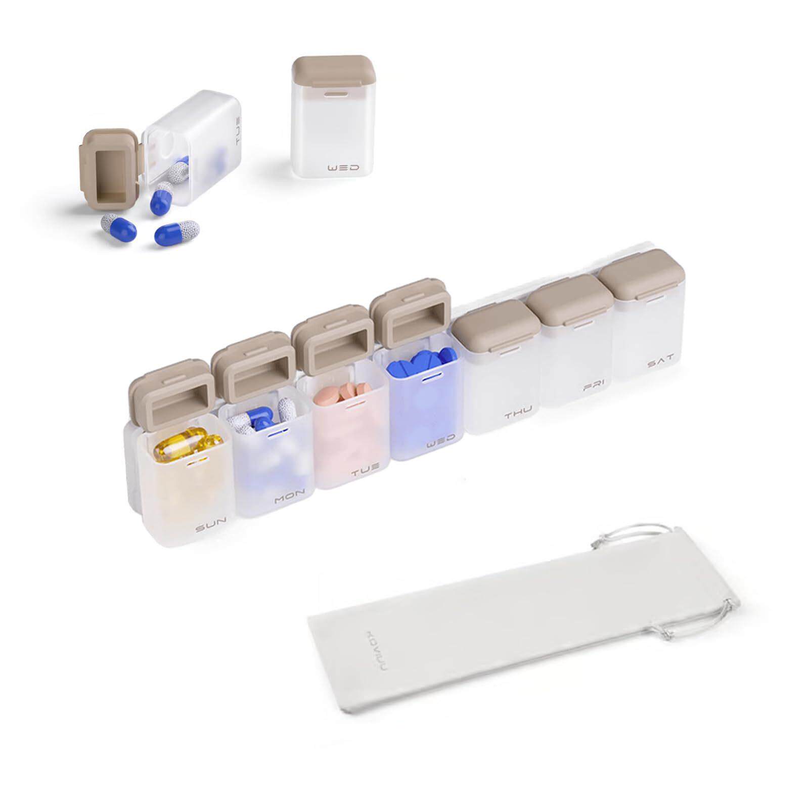 Weekly Pill Organizer Magnetic  磁性每周药丸收纳盒