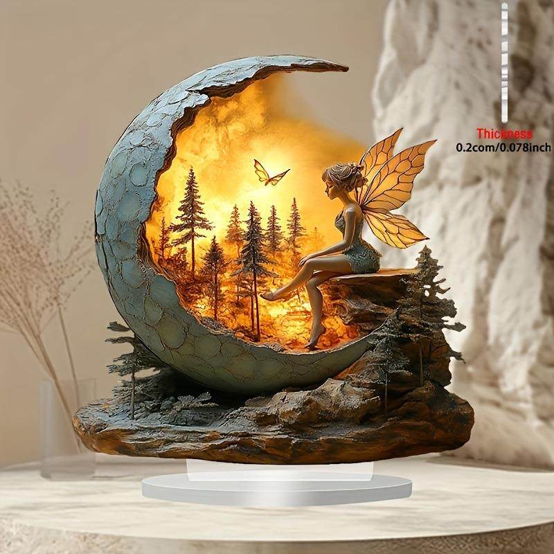 跨境波西米亚风格精灵亚力克带底座防水耐磨书房卧室客厅桌面摆件