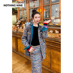 NOTHING 鸢尾缪斯法国进口scop定制金属扣外套 NINE