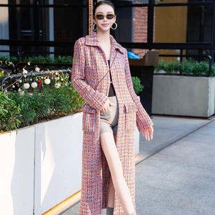 NOTHING 波尔多热浪马赛克编织大衣 NINE