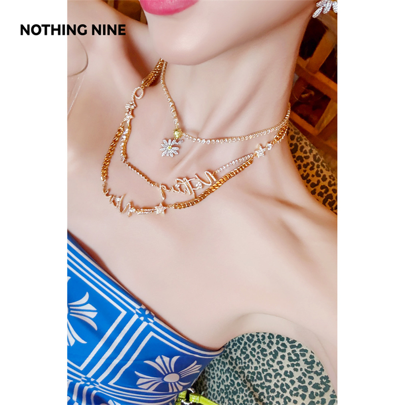 NOTHING NINE 星轨宣言锆石项链