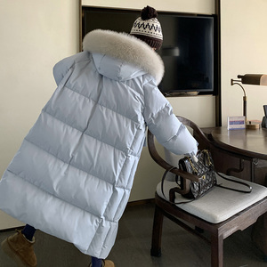 现货 2025冬季新款 长款大毛领棉服外套 137-8011-P195-控298图片