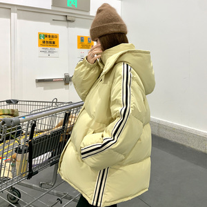 现货 2025冬季新品 短款织带棉服外套 137-8005-P165-控258图片
