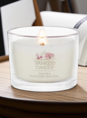 yankee美国扬杨洋基试香浮光烛filledvotive小样品大豆蜡香薰