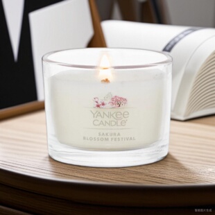 yankee美国扬杨洋基试香浮光烛filledvotive小样品大豆蜡香薰