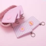 Gói thẻ cô gái phong cách thứ 6 của Pink card màu hồng đặt nhỏ tươi cá tính sinh viên ví tiền mini túi p13 - Ví / chủ thẻ ví mango